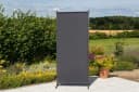 MERXX Sichtschutzelement Grau Stahl Textil Bild 1