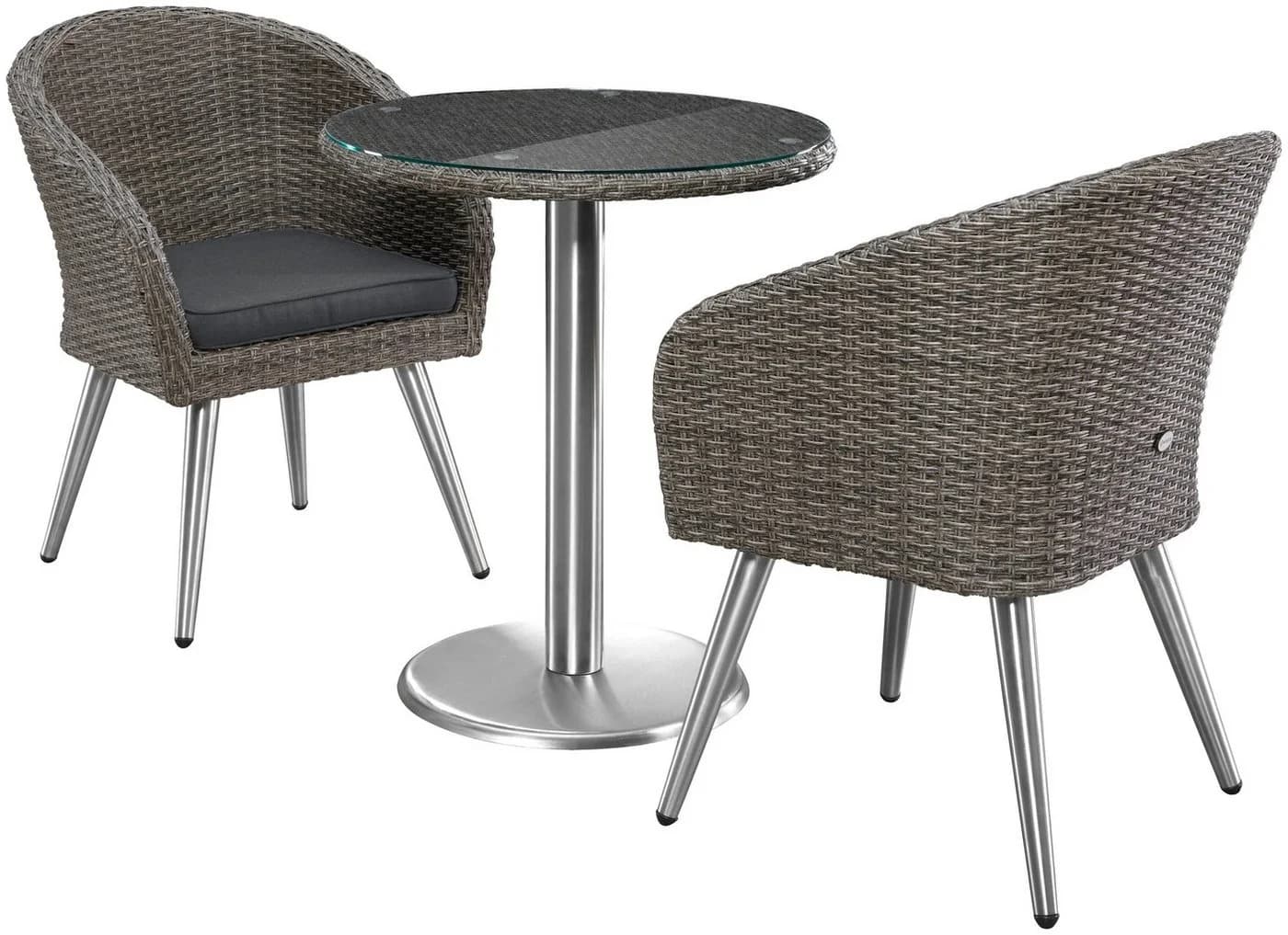 Balkonset MERXX Paris Boulevard Grau/Beige Stahlgestell - Bild 4