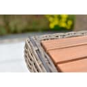 MERXX Gartentisch Toskana Akazienholz Aluminium Beige Bild 1