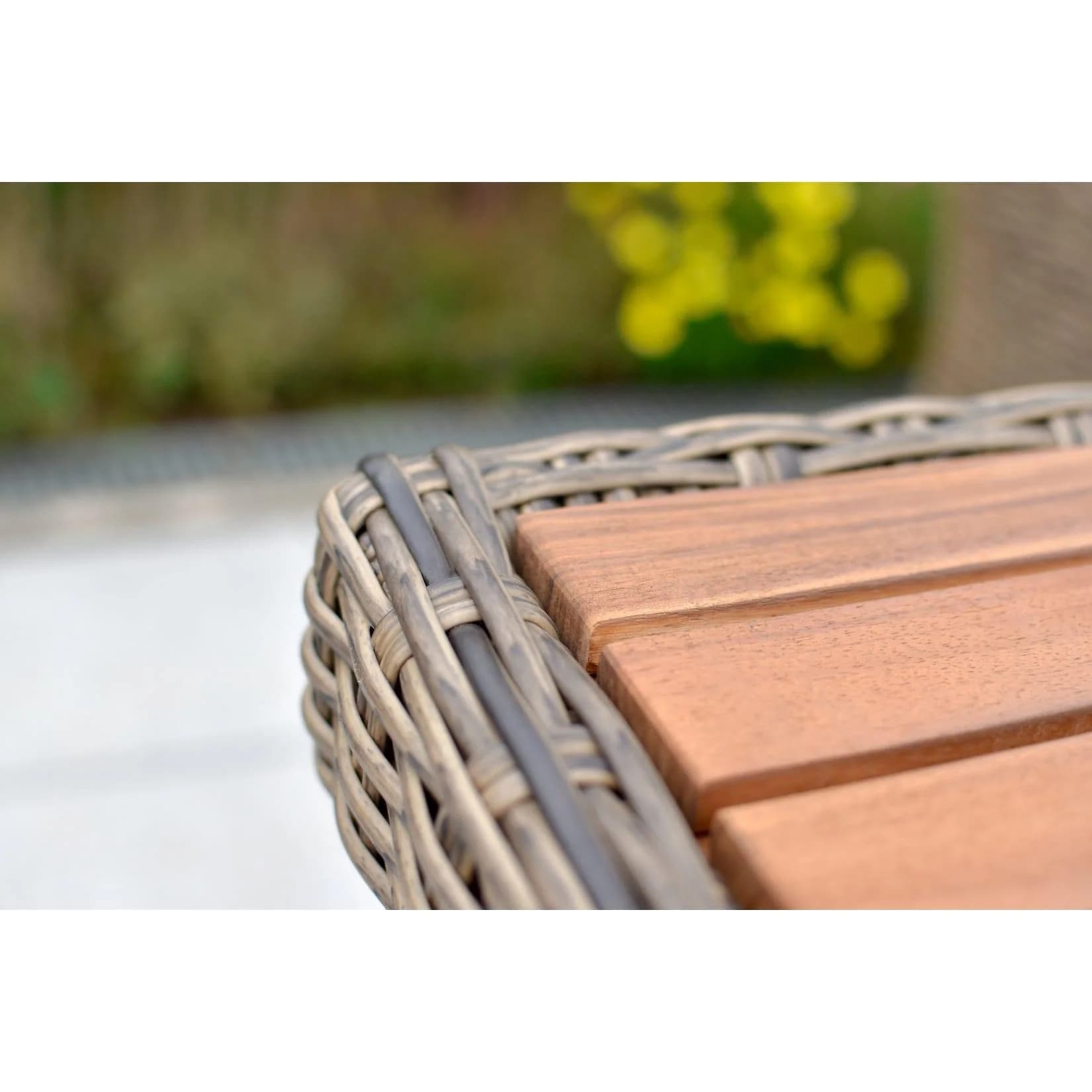 MERXX Gartentisch Toskana Akazienholz Aluminium Beige