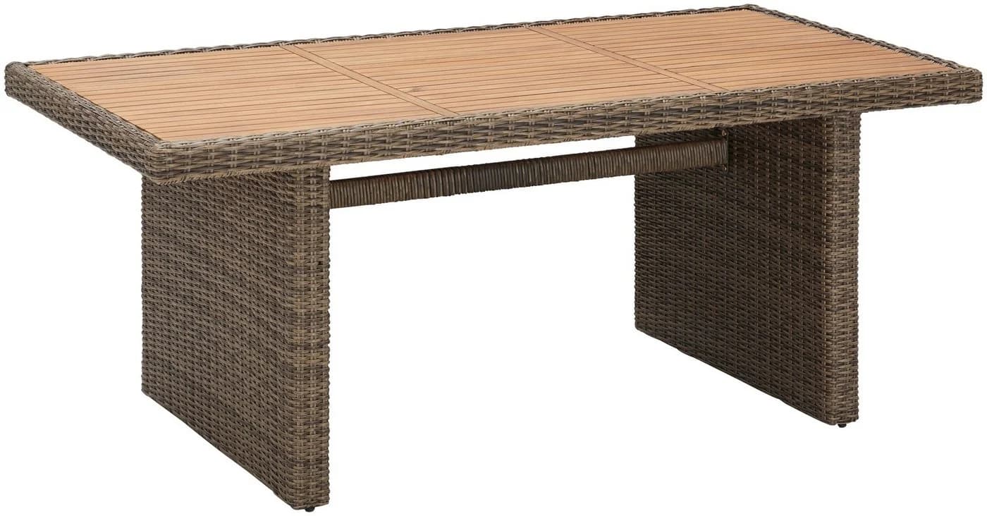 MERXX Gartentisch Toskana Akazienholz Aluminium Beige - Bild 2