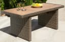 MERXX Gartentisch Toskana Akazienholz Aluminium Beige Bild 3