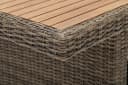 MERXX Gartentisch Toskana Akazienholz Aluminium Beige Bild 4