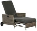 MERXX Komfort Deckchair Gartensessel Grau mit verstellbarer Rückenlehne Bild 3