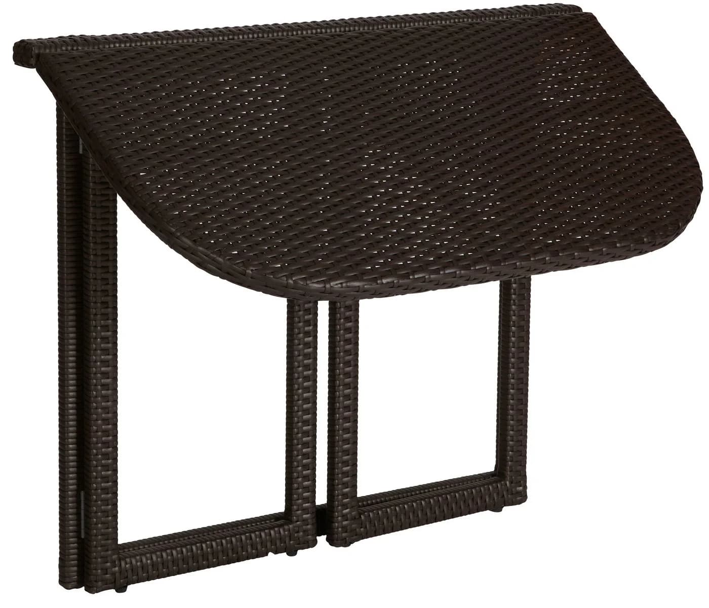 Merxx Gartentisch Rattan Braun Klappbar - Bild 4