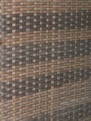 Merxx Paravent Geflecht Braun 3-teilig Stahl Poly Rattan Bild 5