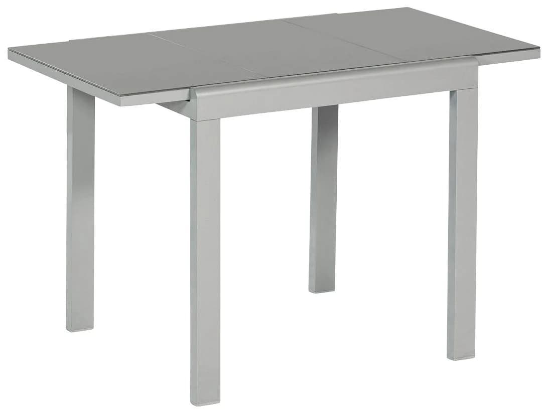 MERXX Gartentisch Silber Ausziehbar Sicherheitsglas Aluminium - Bild 3