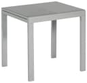MERXX Gartentisch Silber Ausziehbar Sicherheitsglas Aluminium Bild 5