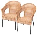 MERXX Gartensessel Ravenna 2er Set Natur Aluminium Polyrattan Bild 3