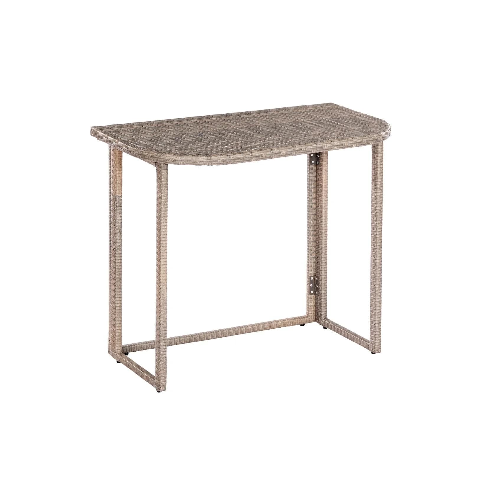 MERXX Klappentisch Grau Beige für Balkon