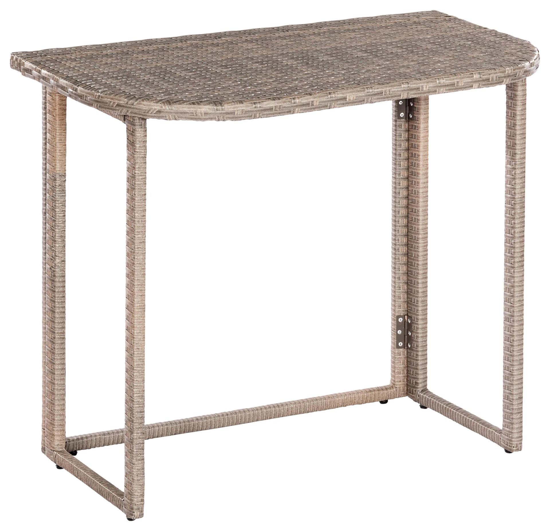 MERXX Klappentisch Grau Beige für Balkon - Bild 4