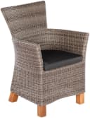 MERXX Gartensessel Toskana 2er Set Polyrattan Akazie Bild 1