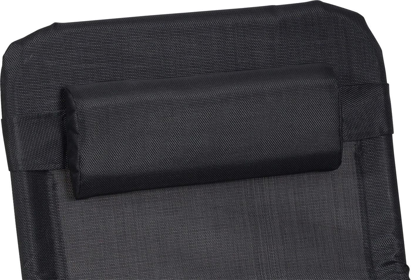 MERXX Wellnessliege XXL Set 2er Schwarz Silber - Bild 4