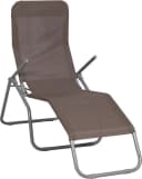 MERXX Wellnessliege XXL 2er Set Taupe Stahl Bild 3