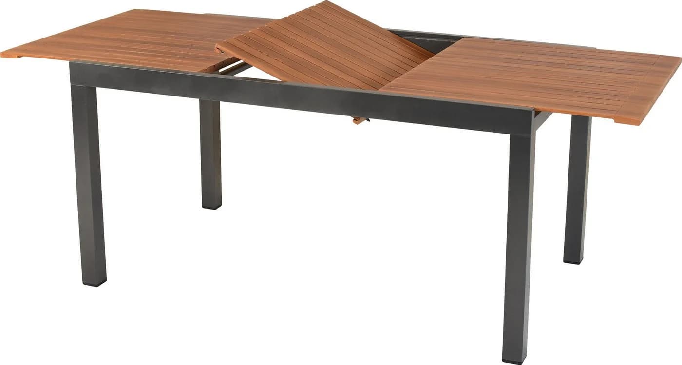 MERXX Garten-Essgruppe Valenza 7-tlg. Grau Aluminium - Bild 5