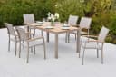 MERXX Garten-Essgruppe Piemont 7-tlg. Beige/Gold Aluminium Bild 1