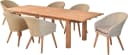 MERXX Garten-Essgruppe Arrone 7-tlg. Akazienholz Bild 2