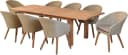 MERXX Garten-Essgruppe Arrone 9-tlg. Akazienholz Bild 2