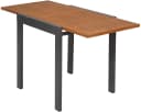 Gartentisch MERXX Ausziehbar Aluminium Akazie Grau Braun Bild 3