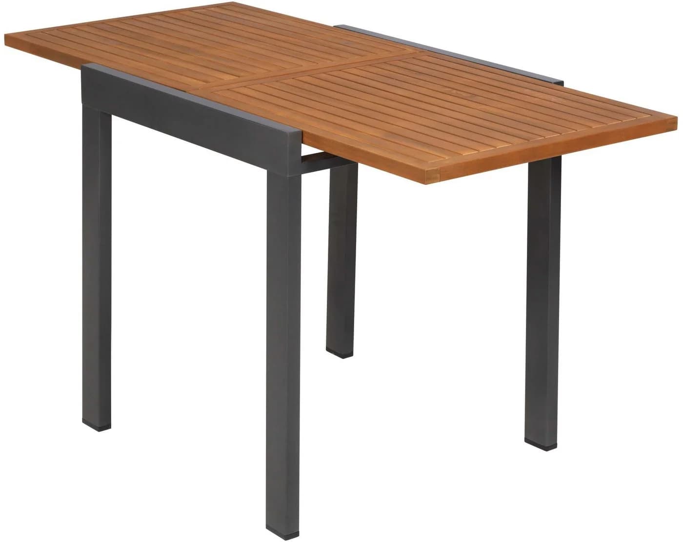 Gartentisch MERXX Ausziehbar Aluminium Akazie Grau Braun - Bild 3