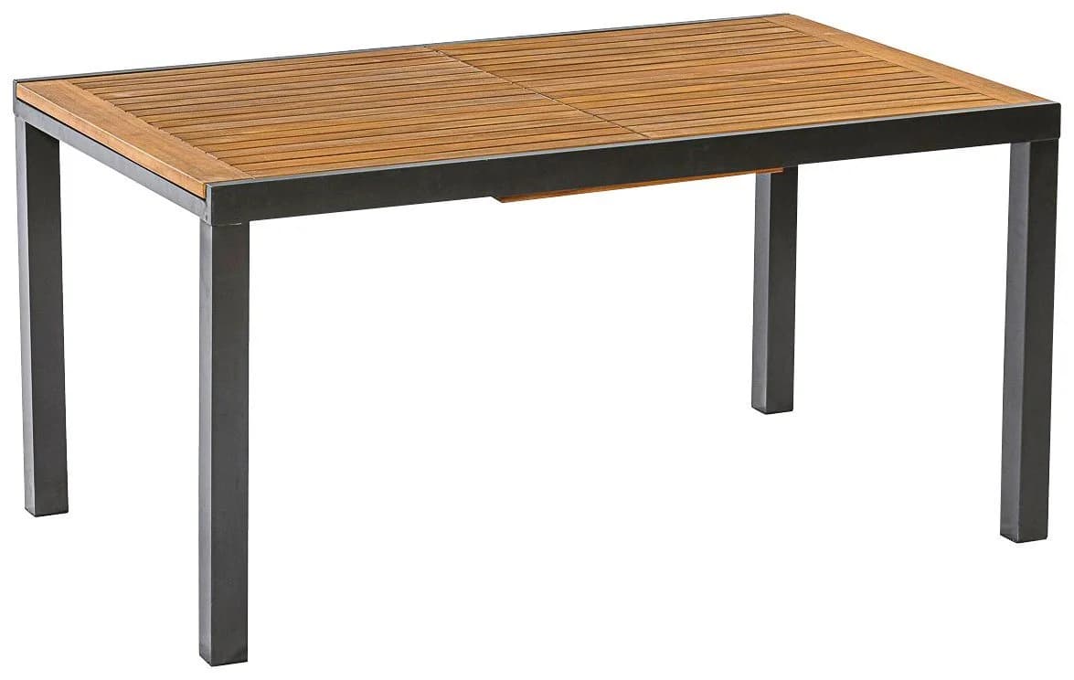 Gardenson Gartentisch Tilos Ausziehbar Akazie Aluminium Braun - Bild 2