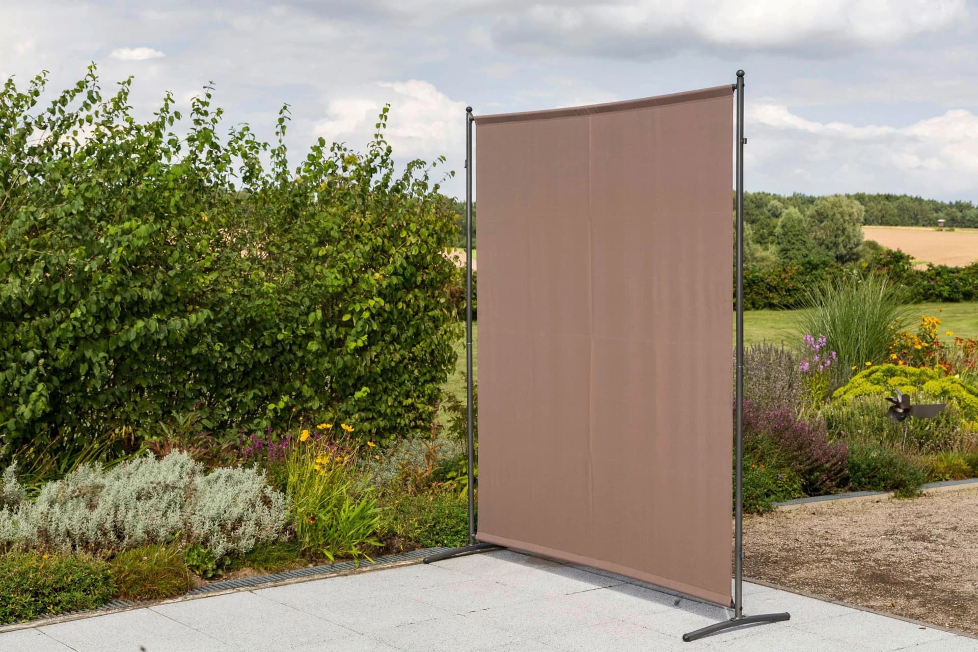 Merxx Sichtschutz Textil Breit Taupe - Bild 4