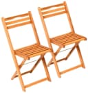 MERXX Balkonset Porto 3-tlg. Beige/Natur Hartholz Klappbar Bild 4