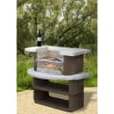 Buschbeck Montana Gartengrillbar Schneeweiß Braun Bild 1