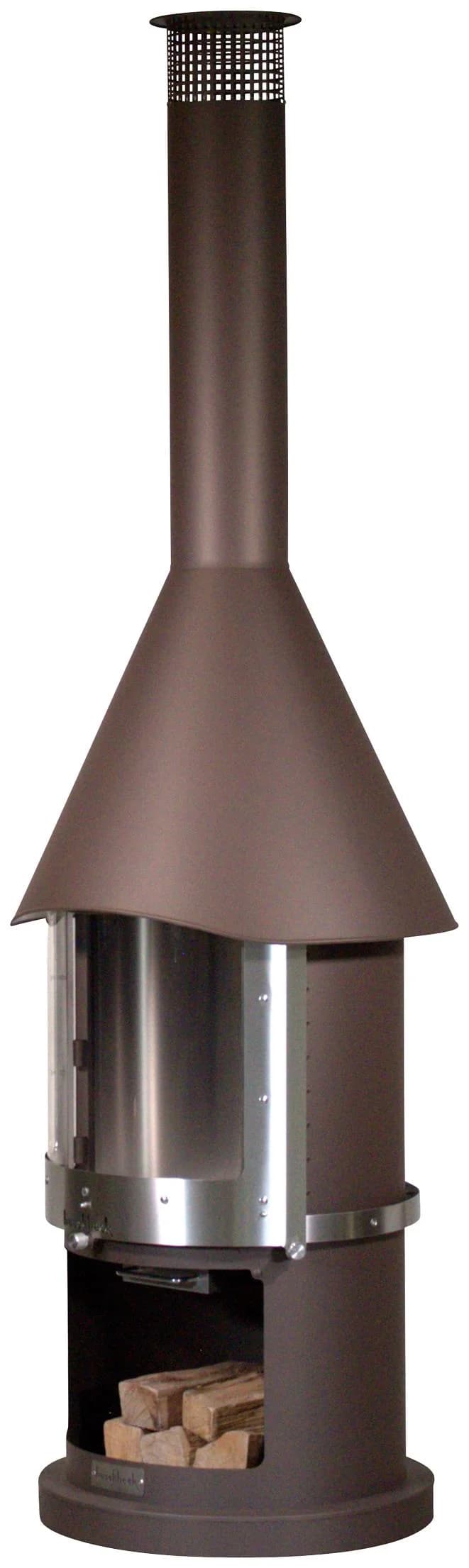 Buschbeck Kamin Melbourne Edelstahl mit Glas-Schiebetür - Bild 2