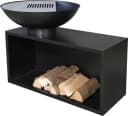 BUSCHBECK Planchagrill Giant Holzkohlegrill Schwarz Bild 2