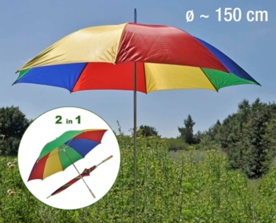 Haushalt International Sonnenschirm 2 in 1