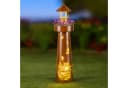 Haushalt International LED-Leuchtturm Rostoptik mit Timer Bild 1