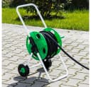 Haushalt International Schlauchwagen Grün für 45m Schlauch mit Handkurbel Bild 3