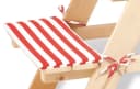 Pinolino® Kinder-Sitzauflage Nicki 2-tlg. Rot-Weiß Baumwolle Bild 1