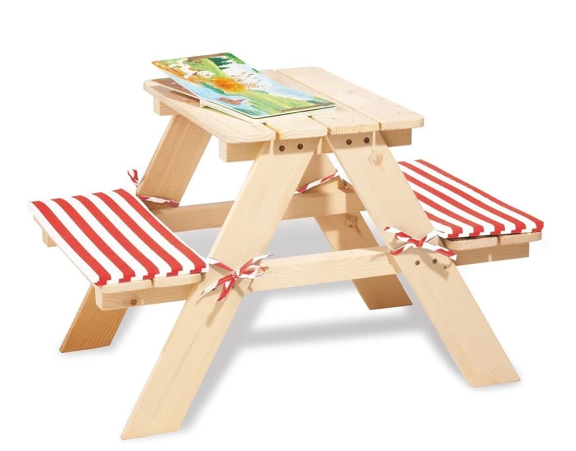 Pinolino® Kinder-Sitzauflage Nicki 2-tlg. Rot-Weiß Baumwolle - Bild 2