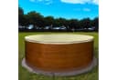 Waterman Stahlwandpool Rund 350x120 cm Holzoptik Bild 1