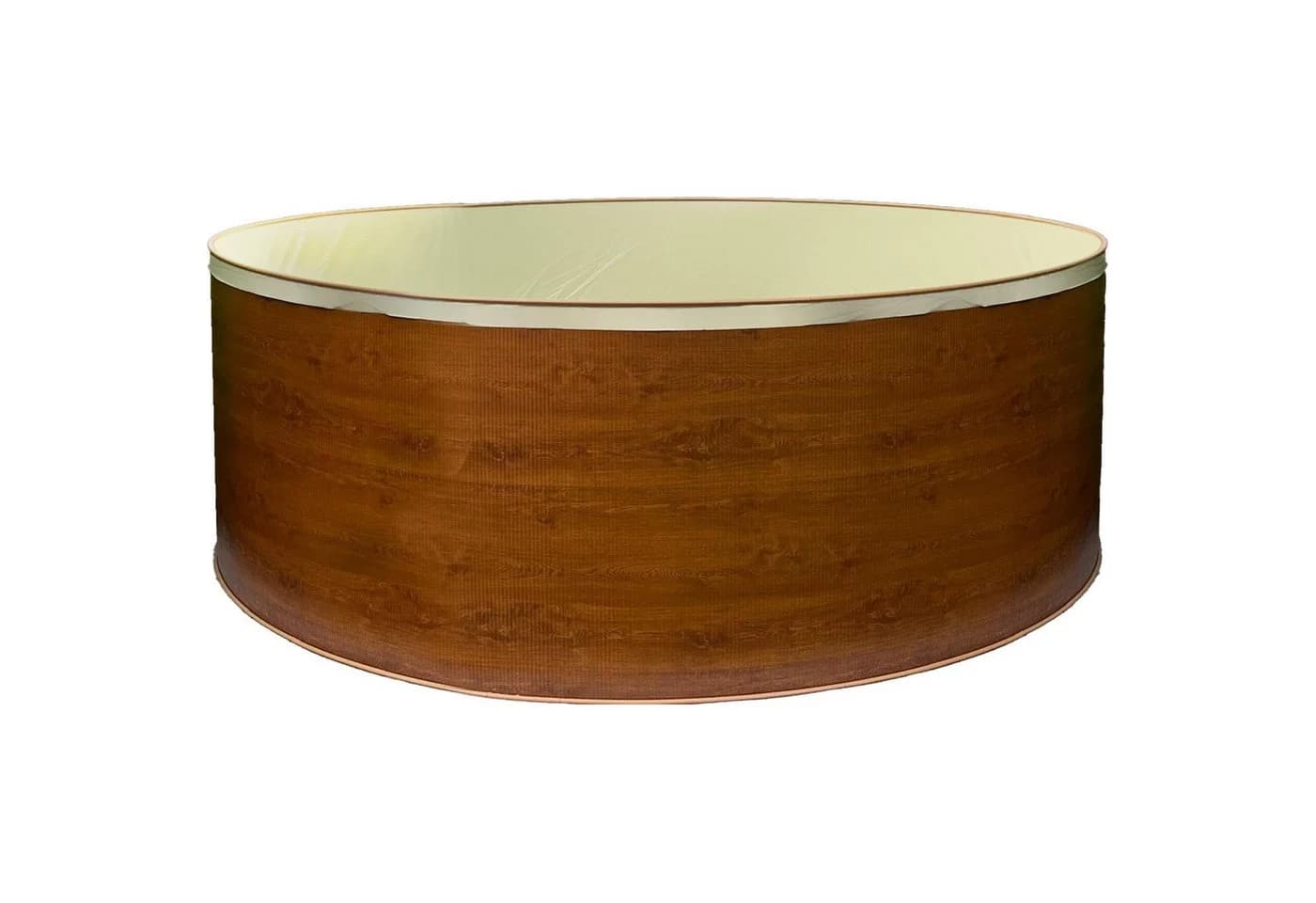 Waterman Stahlwandpool Rund 350x120 cm Holzoptik - Bild 2