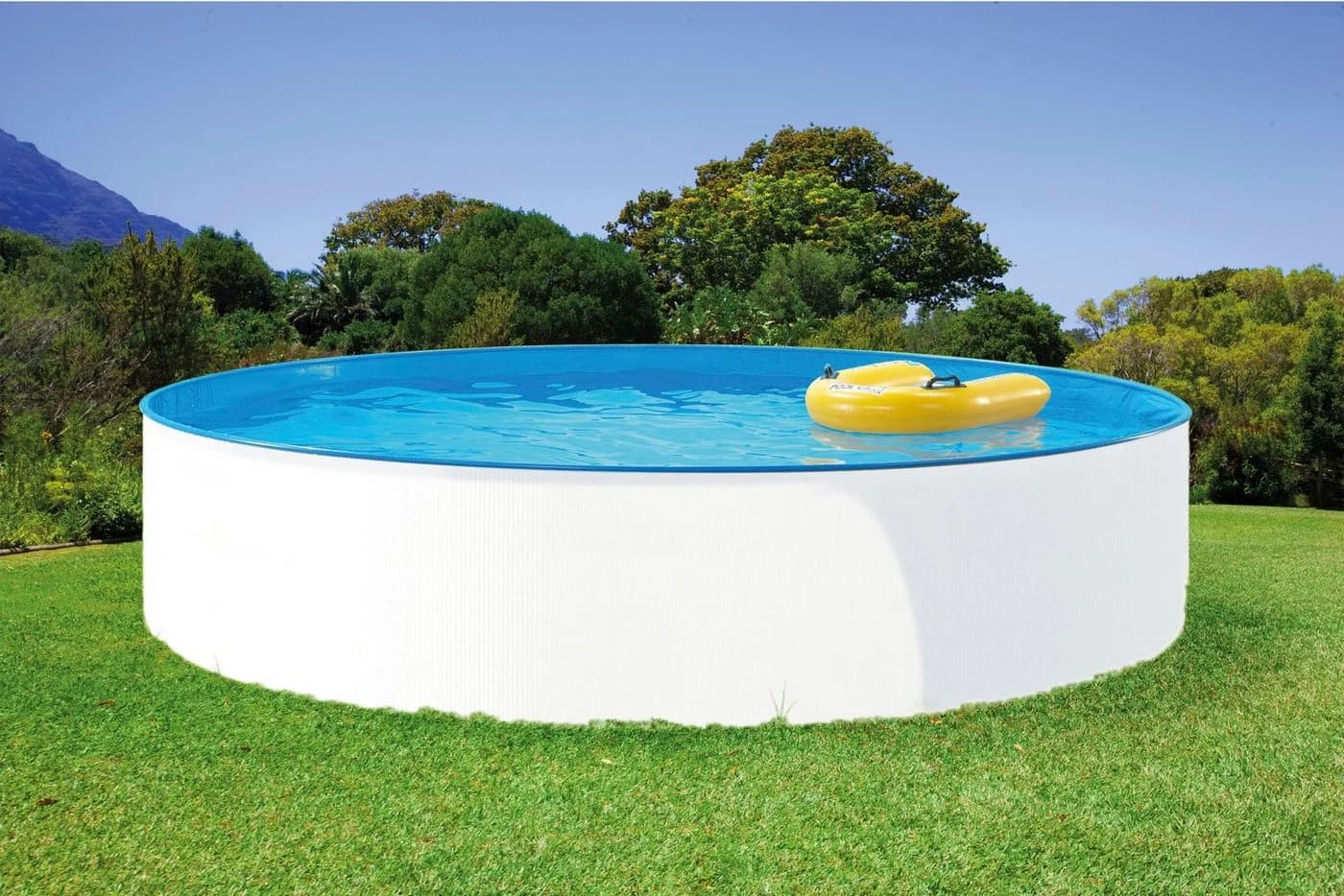 CLEAR POOL Rundpool MIAMI 300x90cm Stahlwandbecken Komplettset