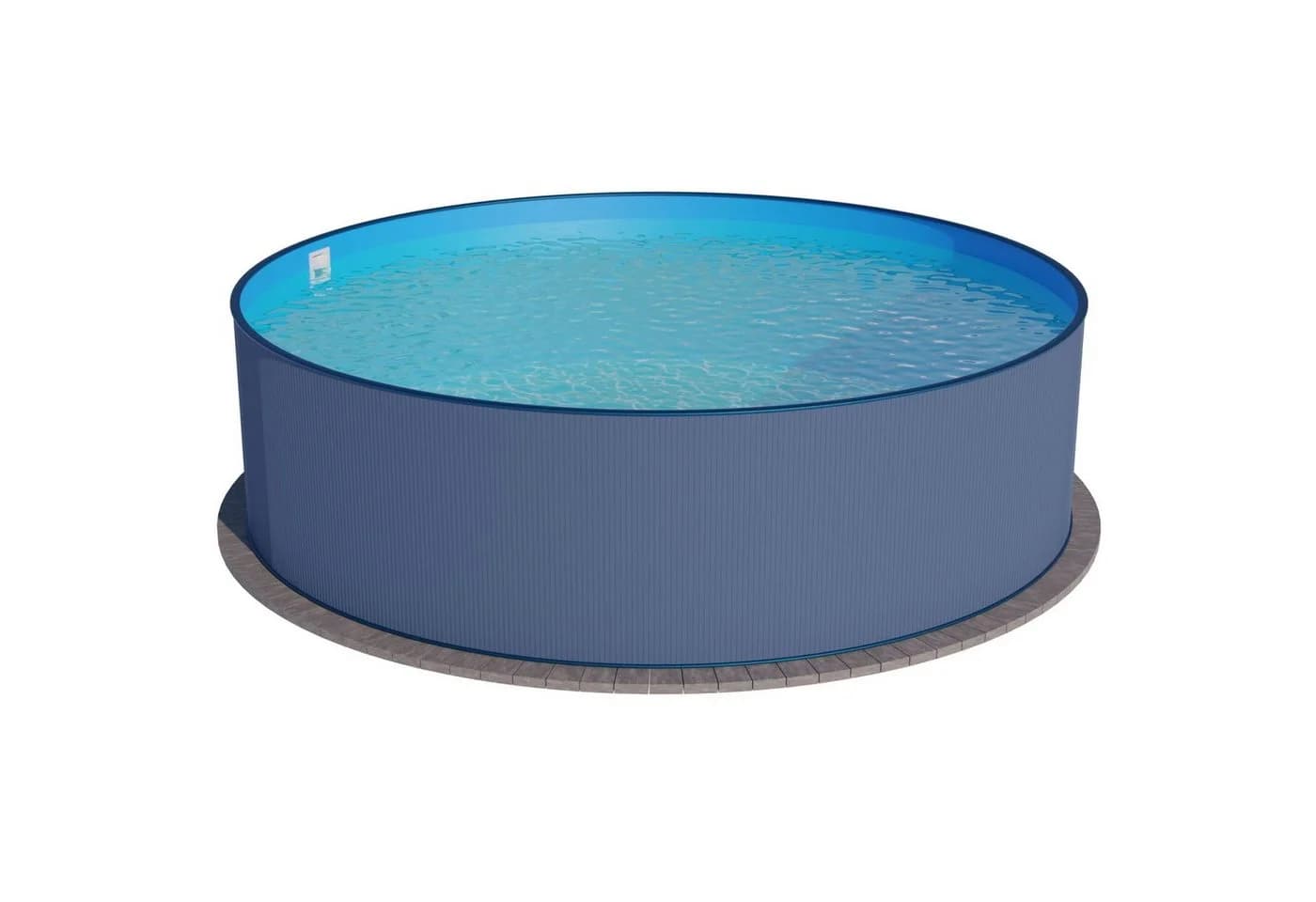 SUMMER FUN Rundpool Stahlwandpool anthrazit 120cm tief - Bild 2