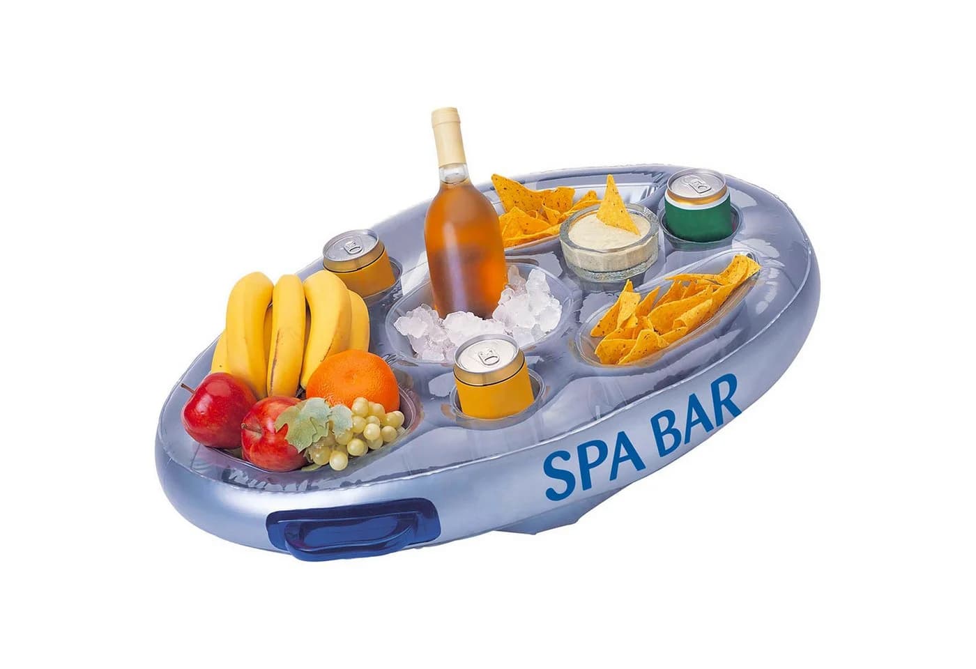 Planet Spa Whirlpool Bar Grau Aufblasbar für Getränke und Snacks - Bild 2