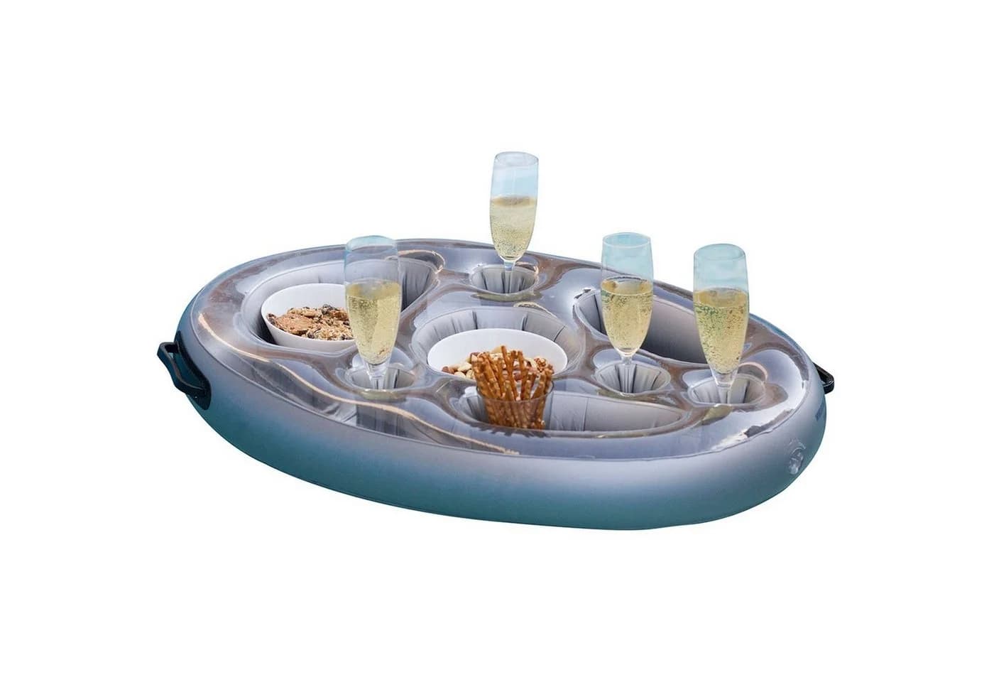 Planet Spa Whirlpool Bar Grau Aufblasbar für Getränke und Snacks - Bild 4