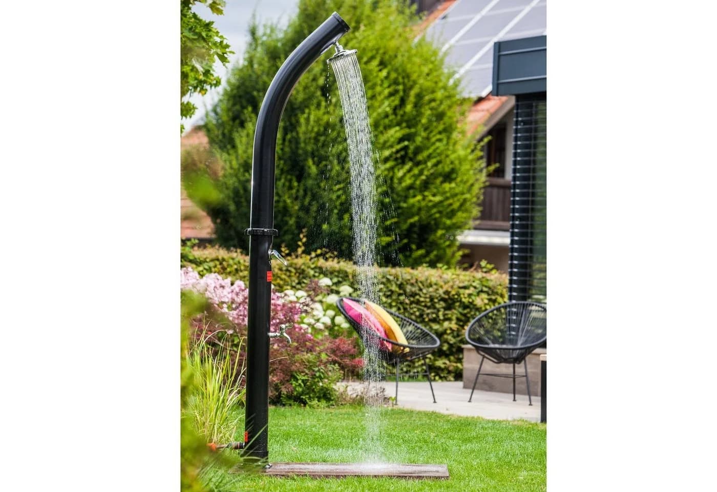 SUMMER FUN Bodenplatte für Gartenduschen WPC Braun