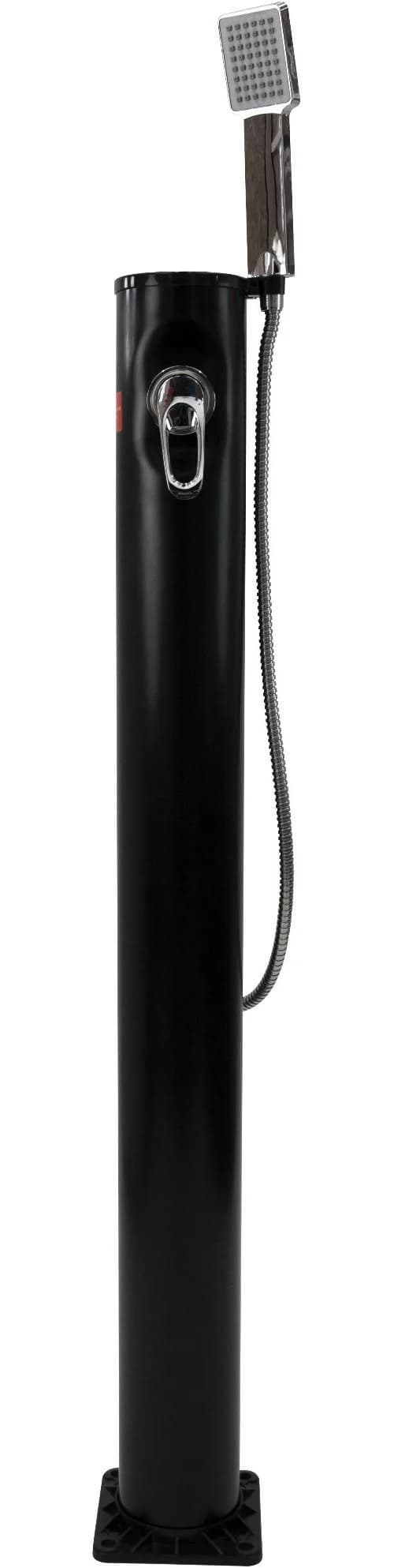 SUMMER FUN Gartendusche Solar 10l mit Handbrause Schwarz