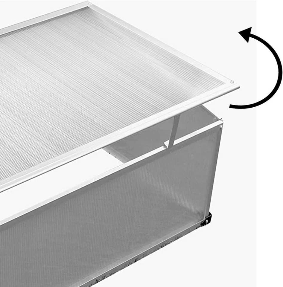 Linder Exclusiv Frühbeet mit Alurahmen und transparentem Polycarbonat