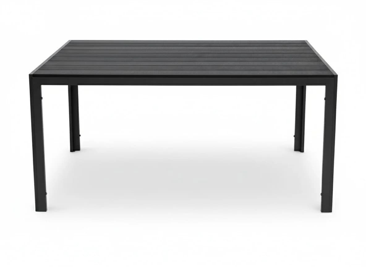 LEX Gartentisch Comfort 150x90 cm Nonwood Aluminium
