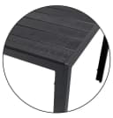 LEX Gartentisch Comfort 150x90 cm Nonwood Aluminium Bild 5