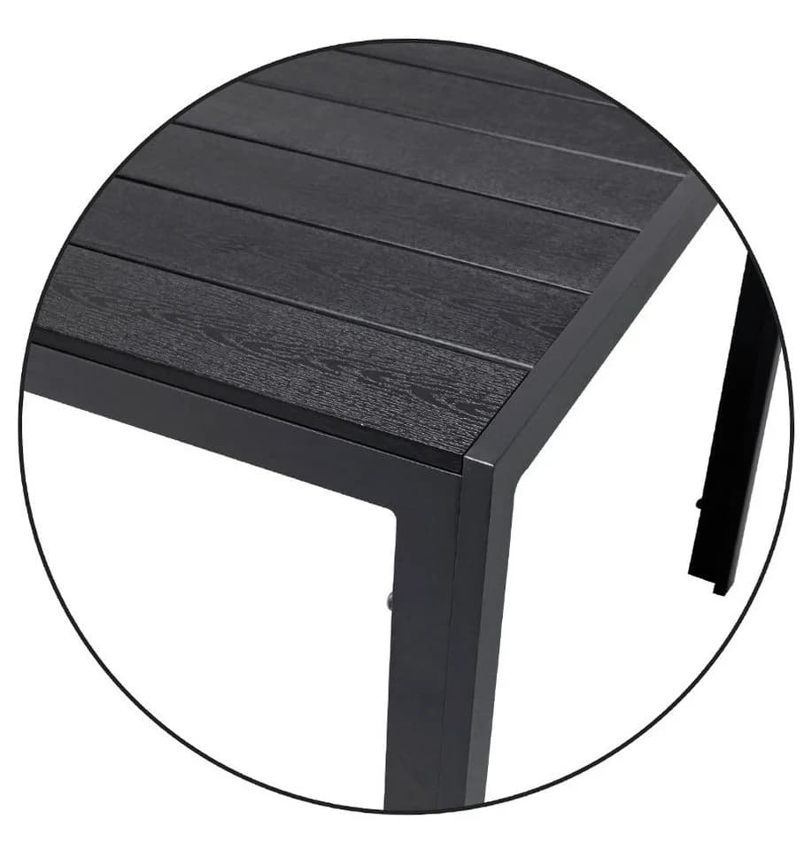 LEX Gartentisch Comfort 150x90 cm Nonwood Aluminium - Bild 5