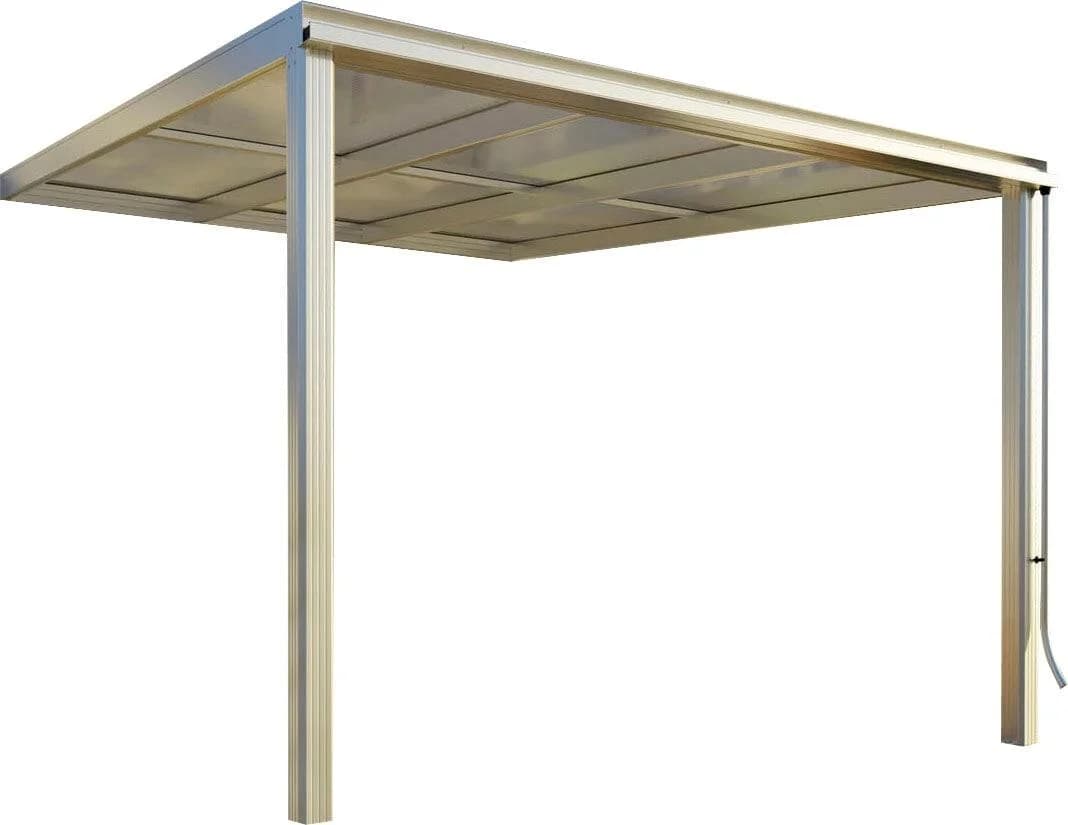 Terrassendach Beckmann Exklusiv Gr. 9 Anthrazit Aluminium Kunststoff