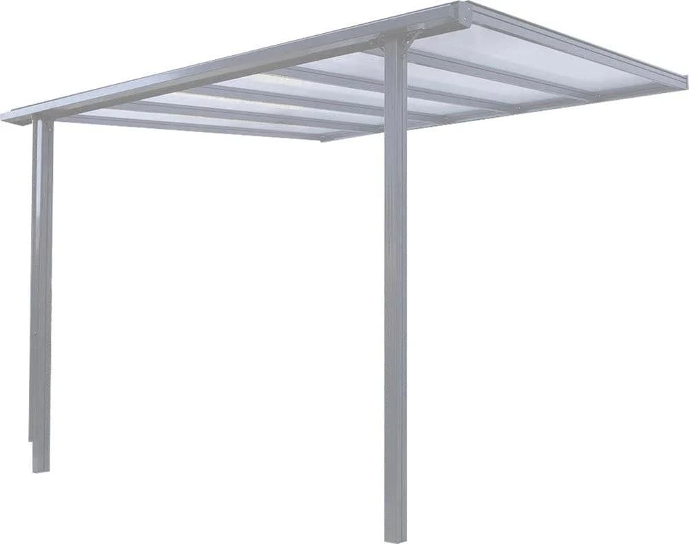 Terrassendach Trend Beckmann Weiß Aluminium Kunststoff