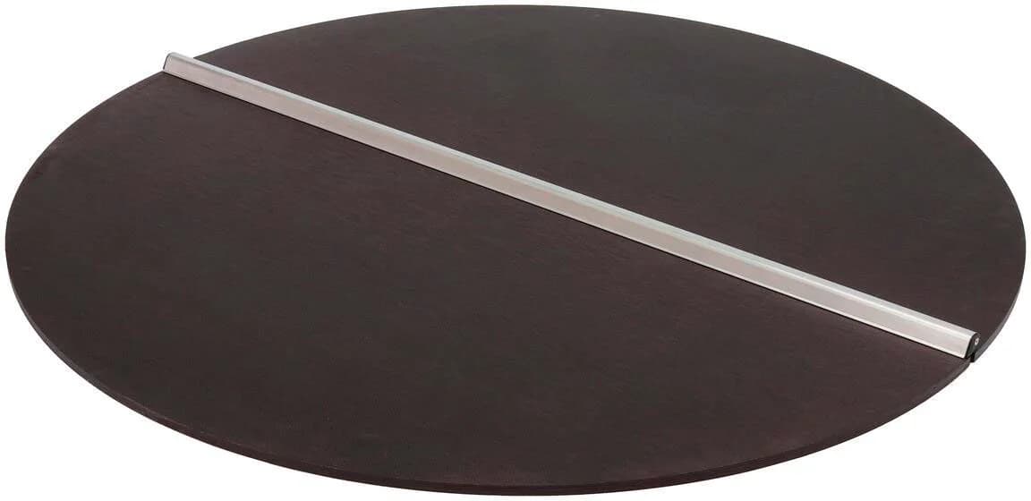 Beckmann Regentonnendeckel Größe 5 Dunkelbraun Aluminium Massivholz